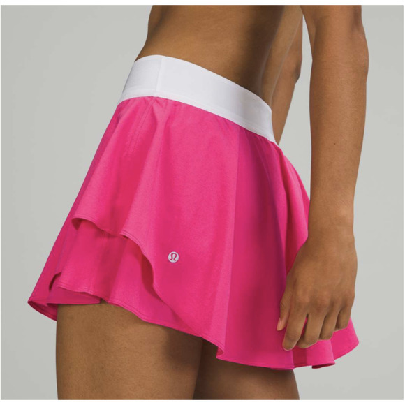 lululemon athletica Dresses & Skirts - Lululemon Court Rival High Rise Skirt Sonic Pink